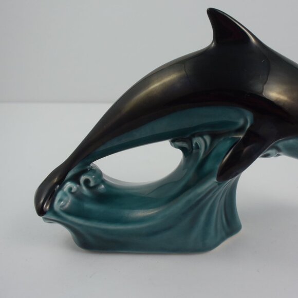 Poole Pottery Dolphin Cresting Wave, Vintage Made in England - Picture 2 of 12